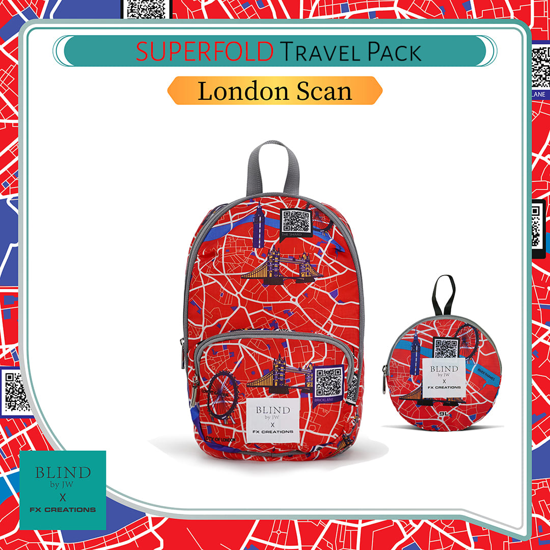 SUPERFOLD Travel Pack - London Scan (Pequeño)