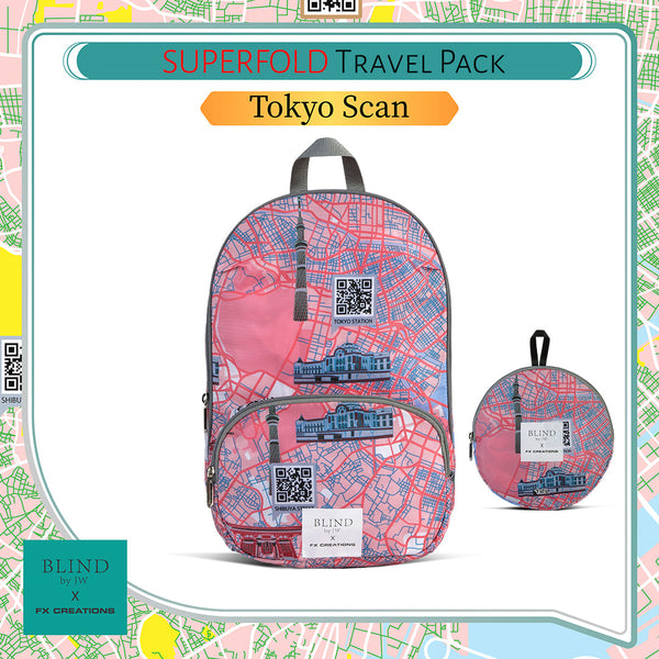 SUPERFOLD Travel Pack - Tokyo Scan(Large)