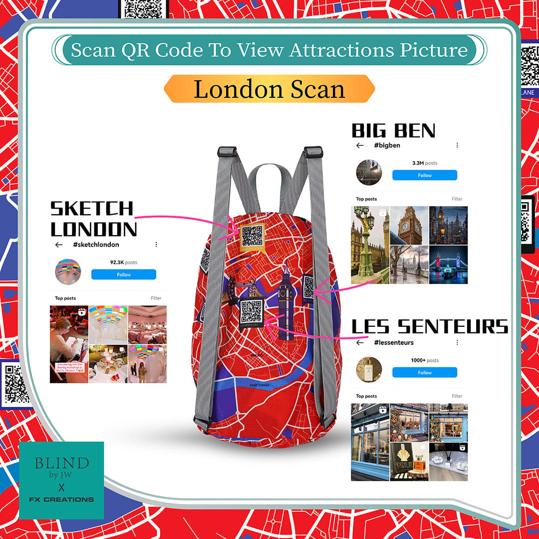 SUPERFOLD Travel Pack - London Scan (Pequeño)