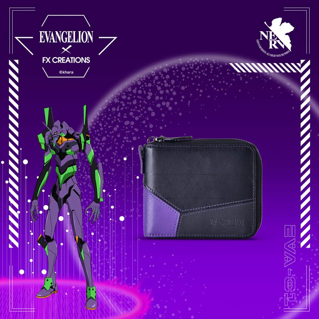 Evangelion Unit-01 Zipper Wallet