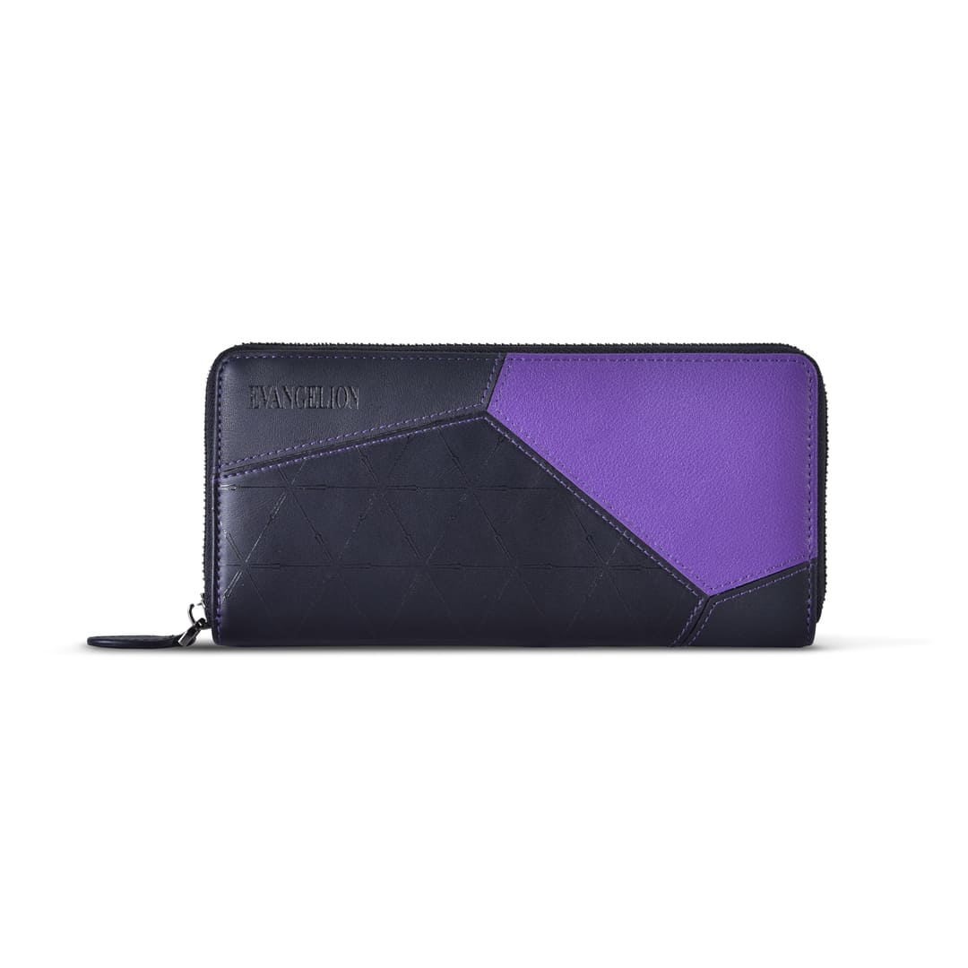 Evangelion Unit-01 Long Leather Wallet