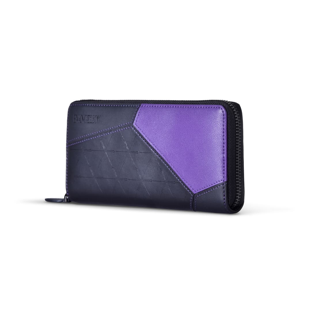 Evangelion Unit-01 Long Leather Wallet