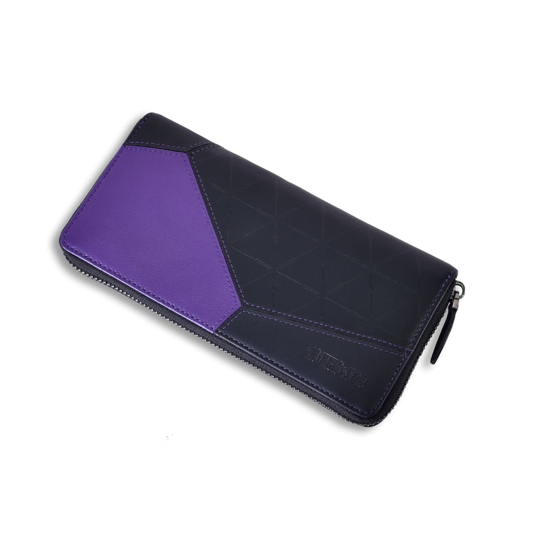 Evangelion Unit-01 Long Leather Wallet