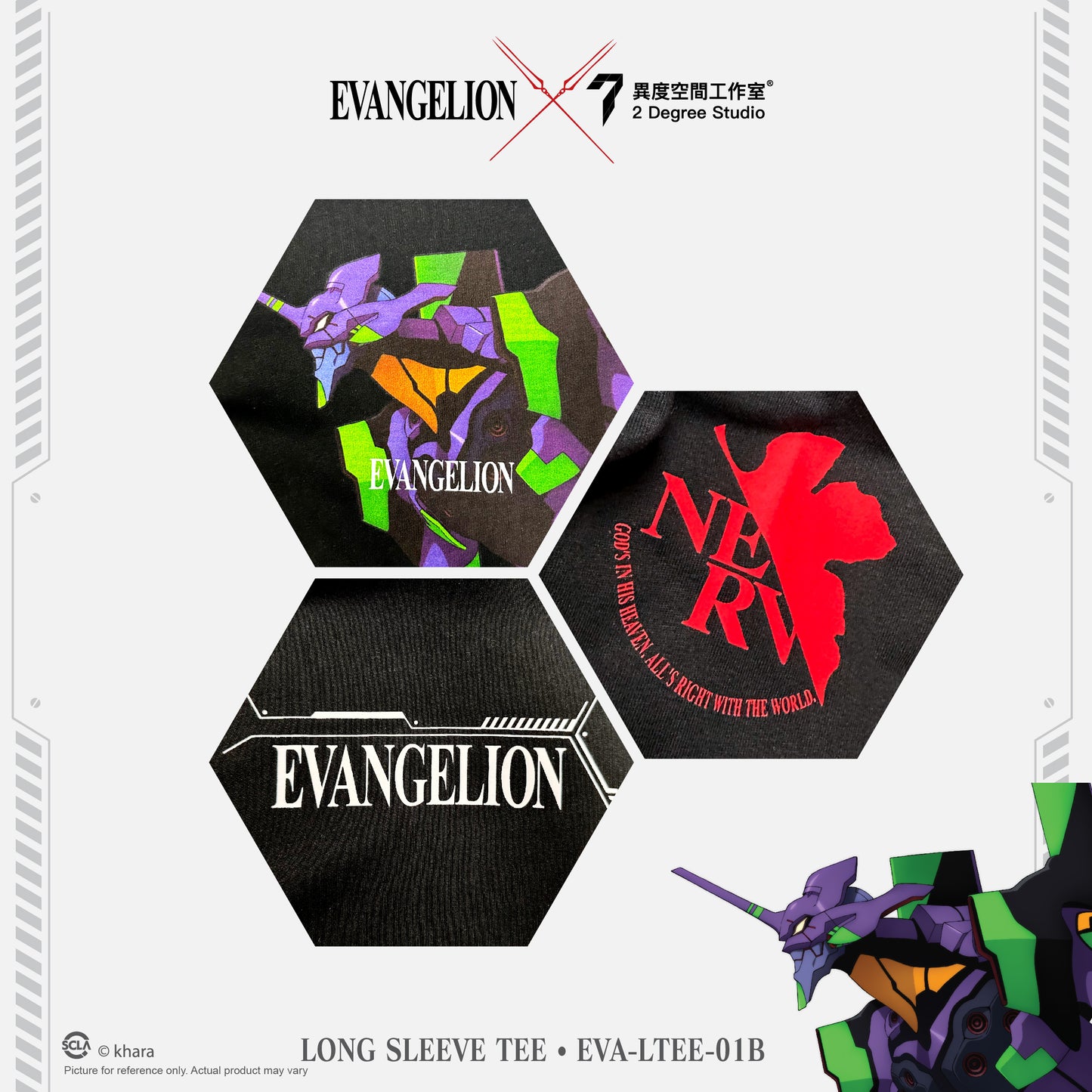 EVANGELION LONG SLEEVE T-SHIRT