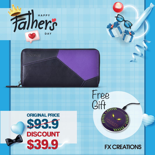 Cartera Larga de Cuero de EVANGELION UNIT-01