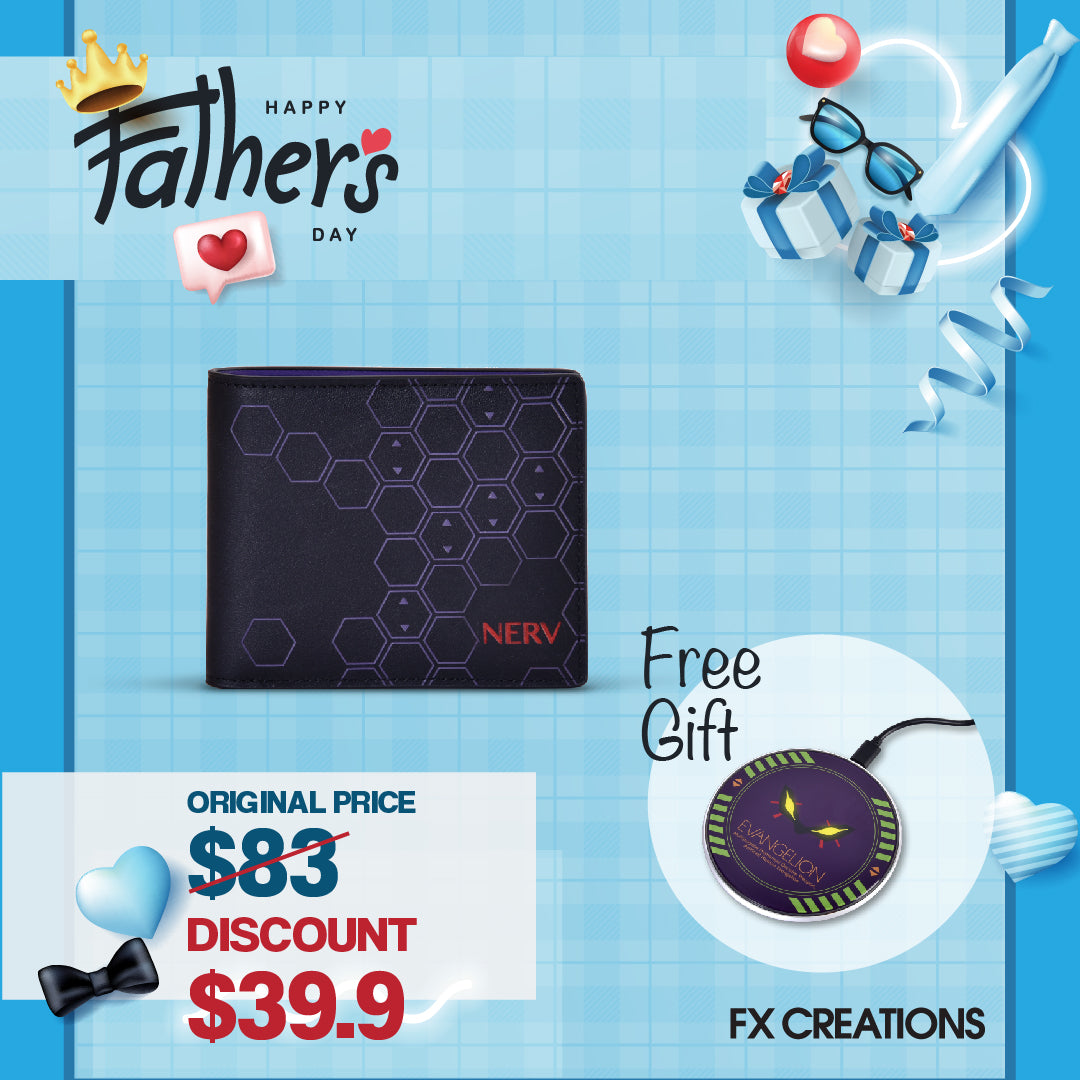 Evangelion Unit-01 Wallet (Free Wireless Charger)