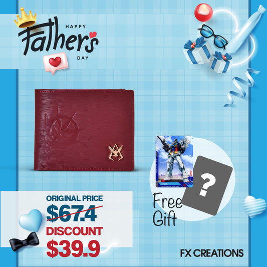 MS-14S GELGOOG – LEATHER SHORT WALLET (Free Magnetic Card)