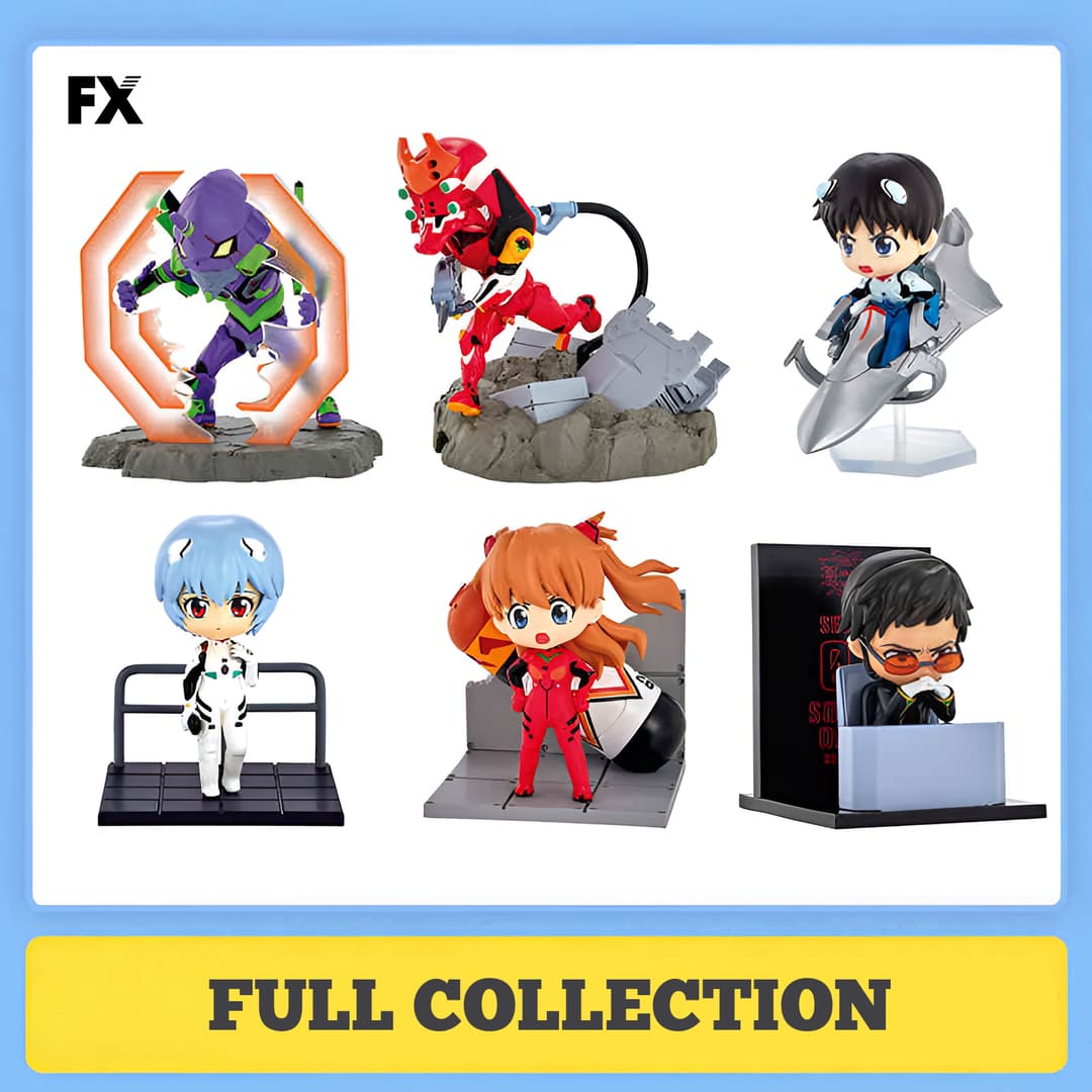 Colección de Figuras Evangelion Mini Squad