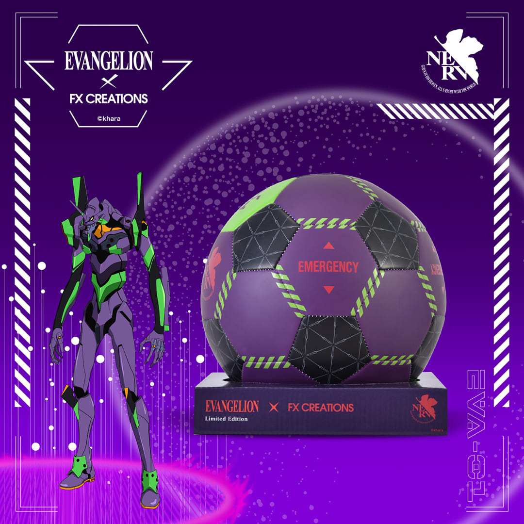 EVANGELION Unit-01 Soccer Ball