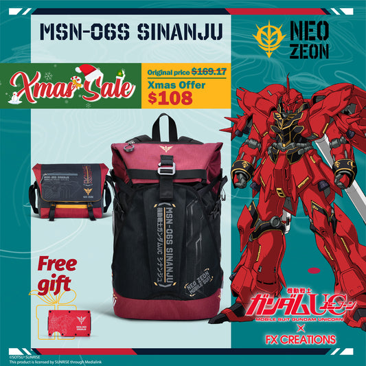 MSN-06s Sinanju Backpack Full Gear Bundle