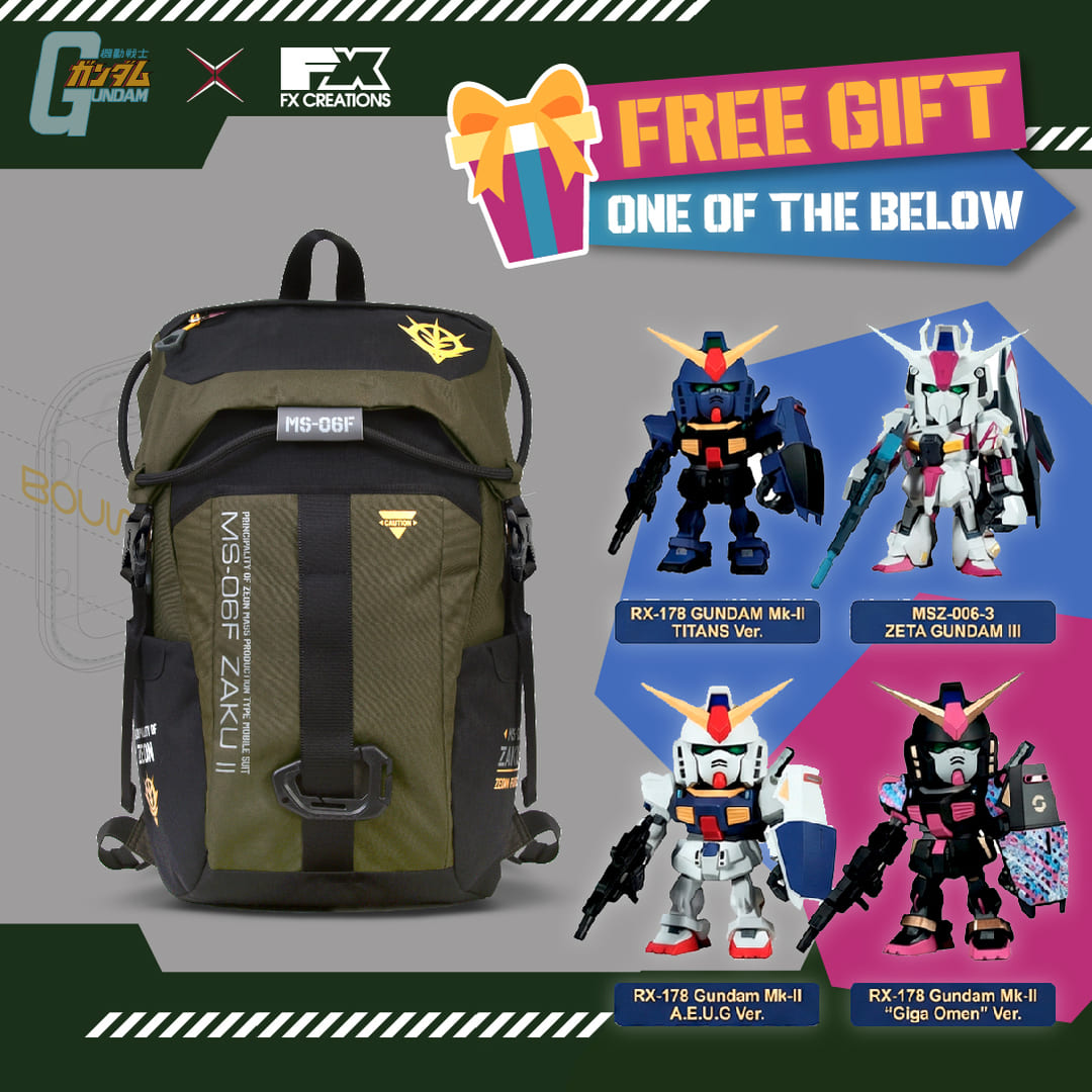 MS-06F ZAKU II กระเป๋าเป้ AGS PRO SUSPENSION