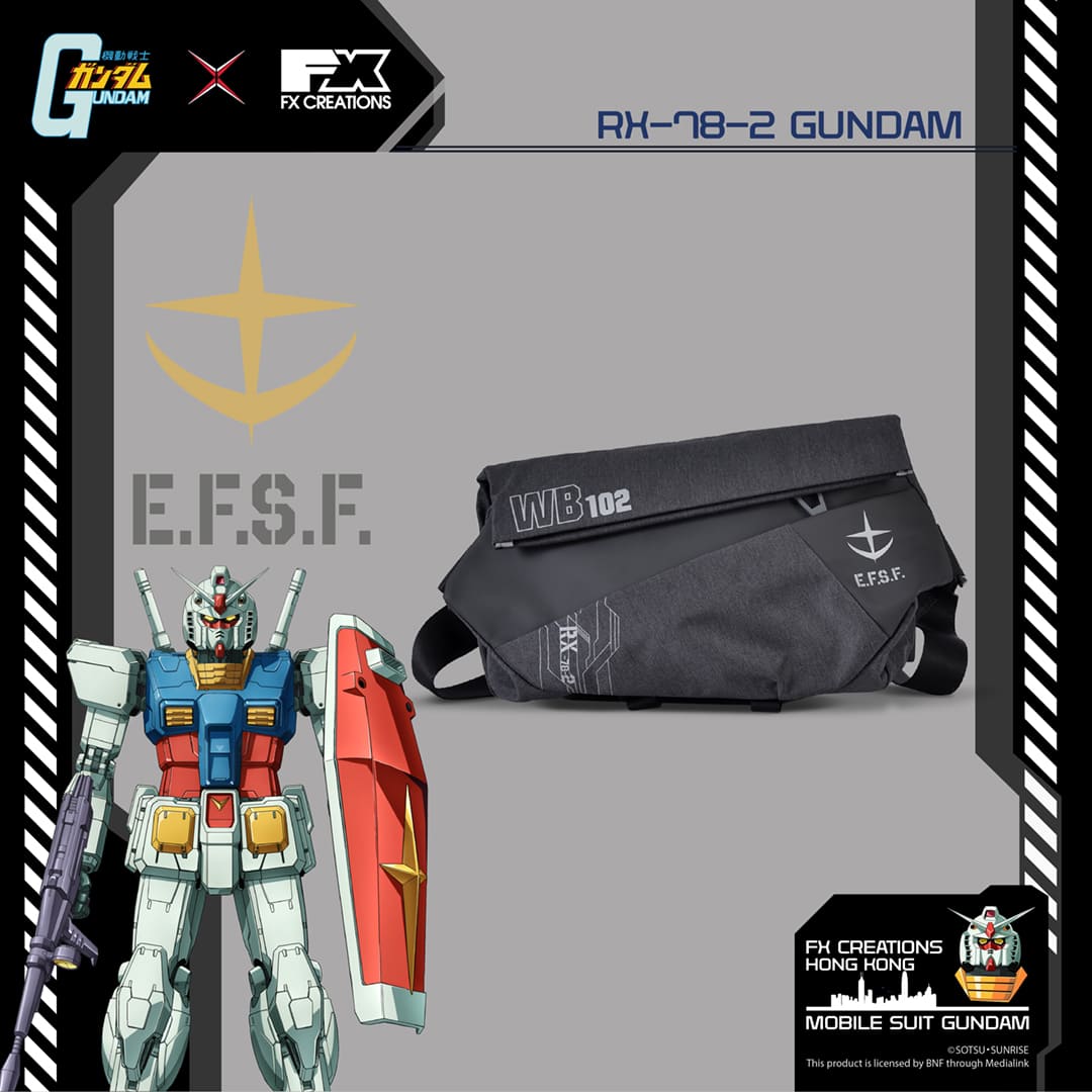 RX-78-2 GUNDAM SLING BAG - DARK EDITION