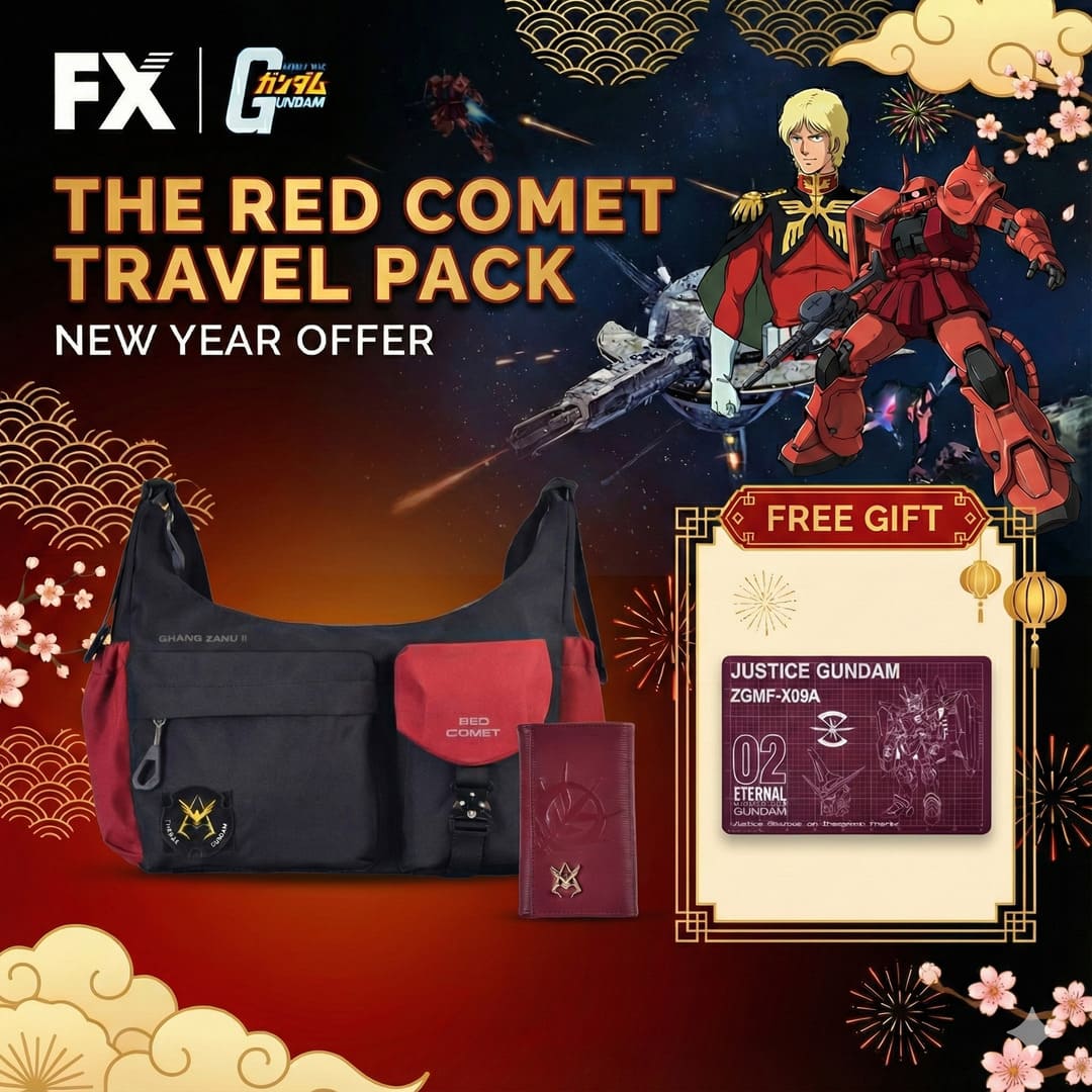 The Red Comet Travel Pack