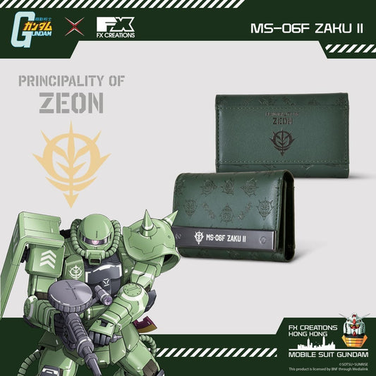 MS-06F ZAKU II LEATHER KEY WALLET