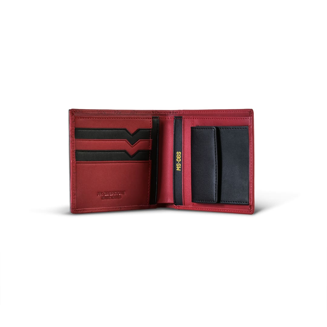 MS-06S CHAR'S ZAKU II LEATHER BI-FOLD WALLET