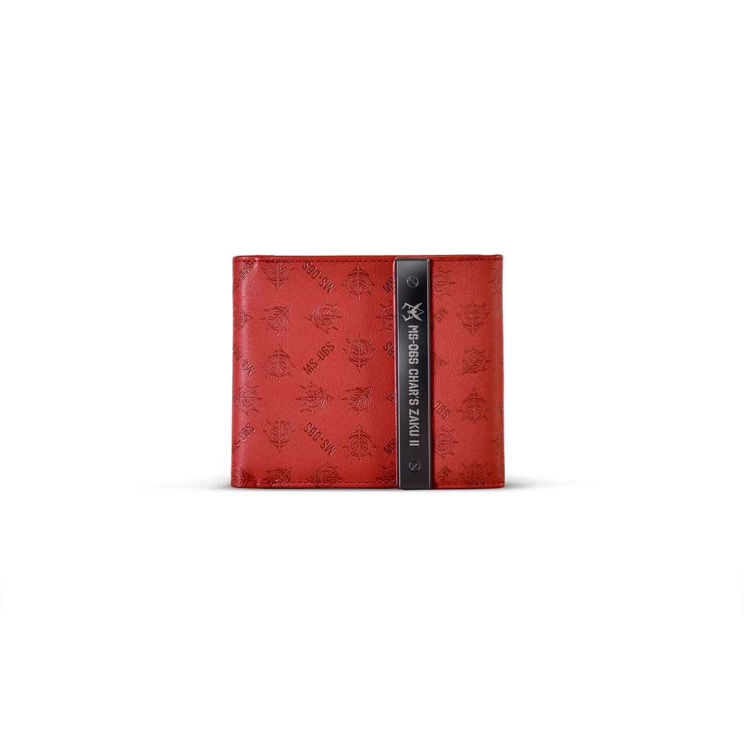 MS-06S CHAR'S ZAKU II LEATHER BI-FOLD WALLET