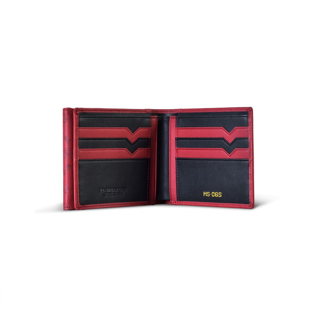 MS-06S CHAR'S ZAKU II LEATHER BI-FOLD WALLET