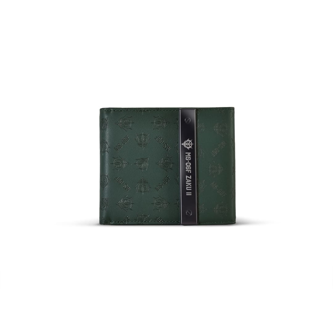 MS-06F ZAKU II LEATHER BI-FOLD WALLET