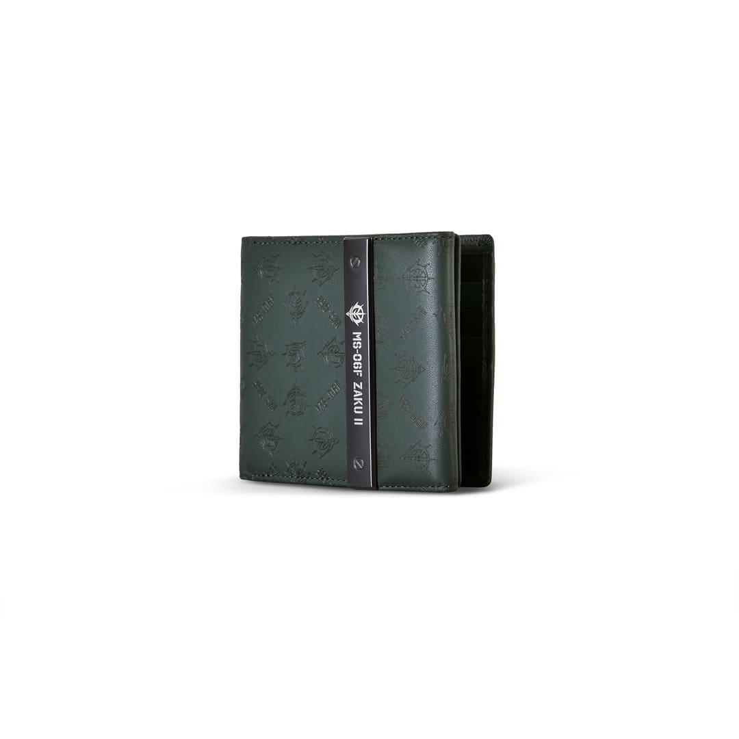 MS-06F ZAKU II LEATHER BI-FOLD WALLET