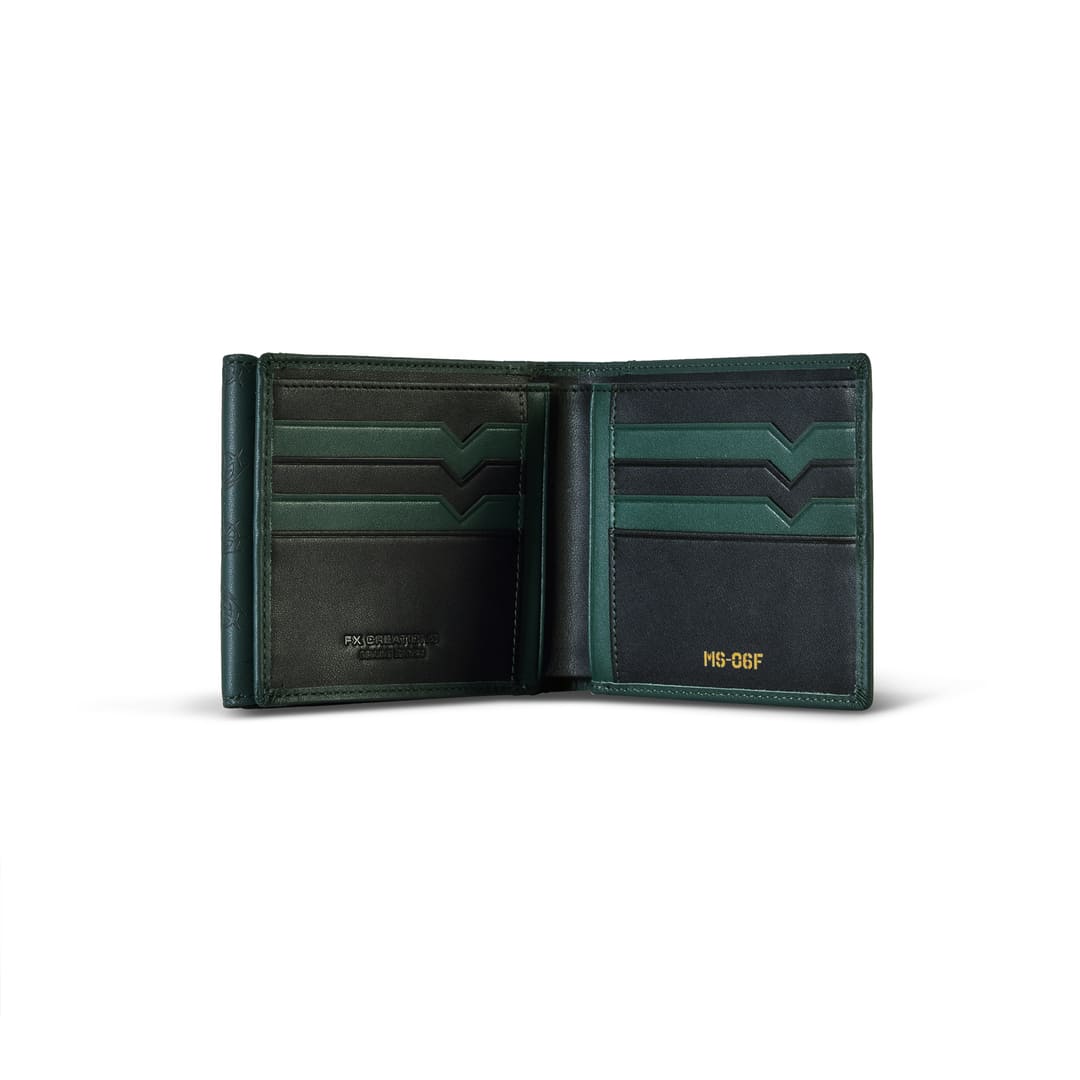 MS-06F ZAKU II LEATHER BI-FOLD WALLET