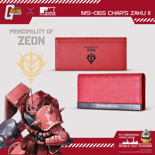 MS-06S CHAR'S ZAKU II LEATHER LONG WALLET