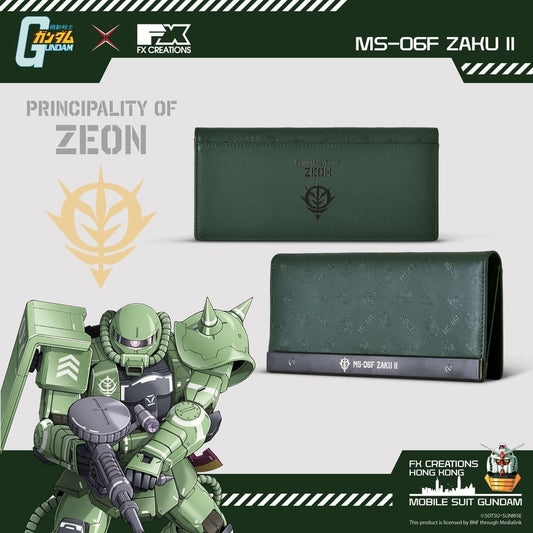 MS-06F ZAKU II LEATHER LONG WALLET