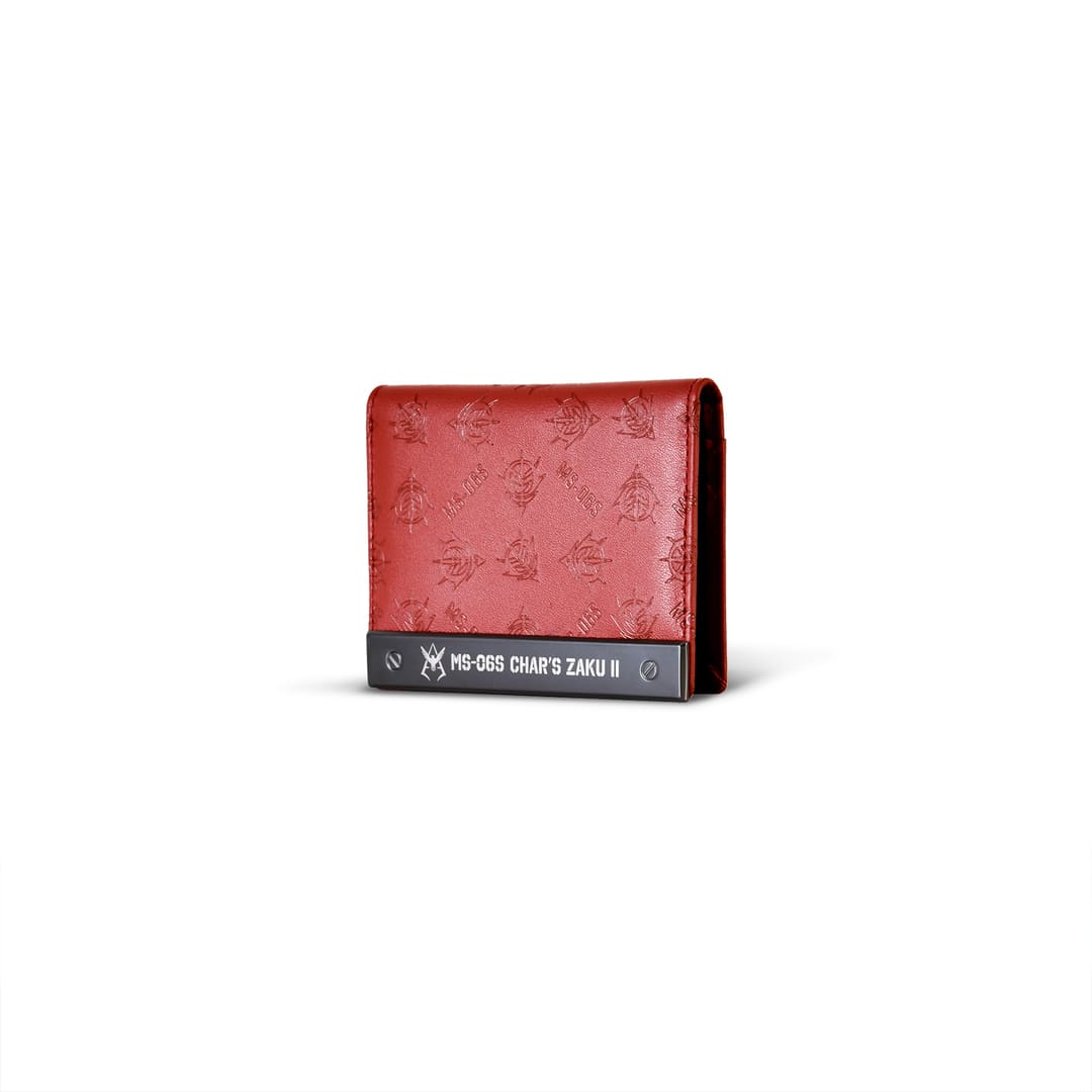 MS-06S CHAR'S ZAKU II LEATHER CARDHOLDER(Free Pin Offer)