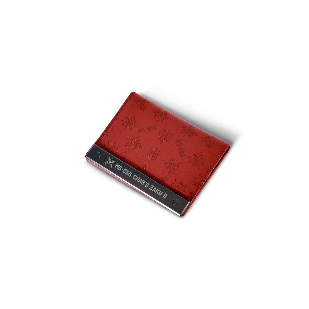 MS-06S CHAR'S ZAKU II LEATHER CARDHOLDER