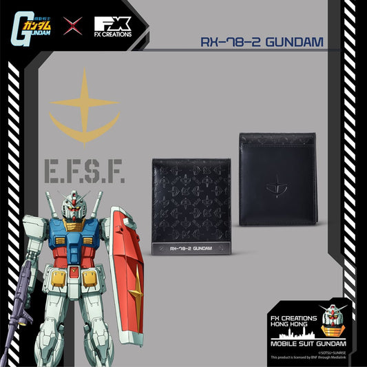 Cartera de Cuero Bi-Fold RX-78-2 GUNDAM - EDICIÓN OSCURA