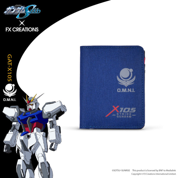 Gundam Seed GAT-X105 Strike Gundam Bi-fold Wallet