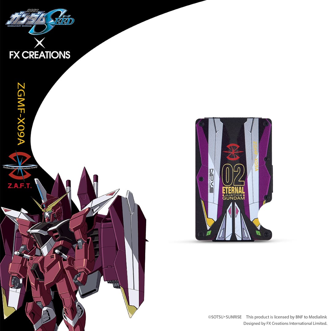 ZGMF-X09A JUSTICE GUNDAM Card Case(Free Pin Offer)