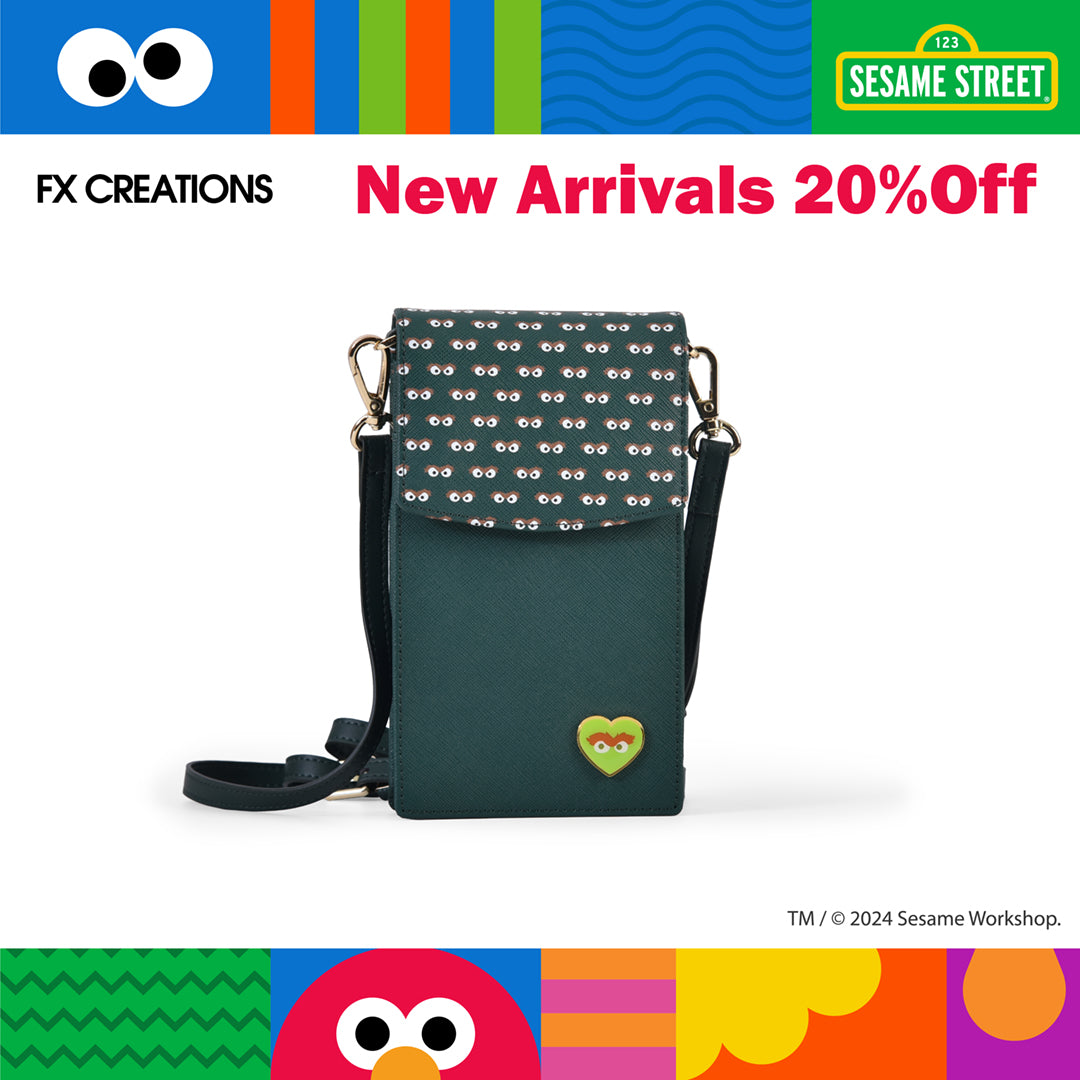 Oscar The Grouch Phone Bag