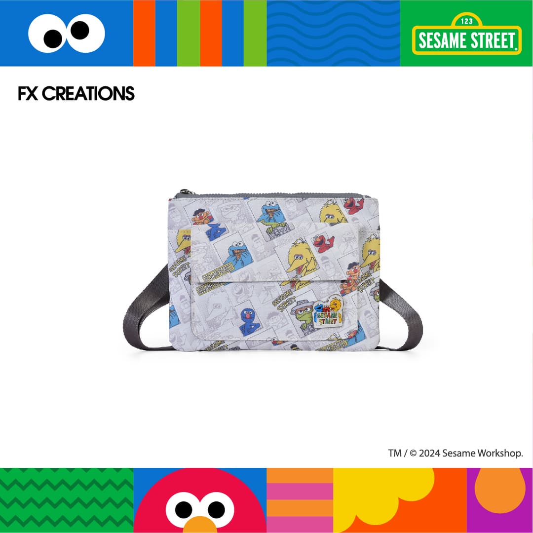 Bolso Cruzado de Sesame Street