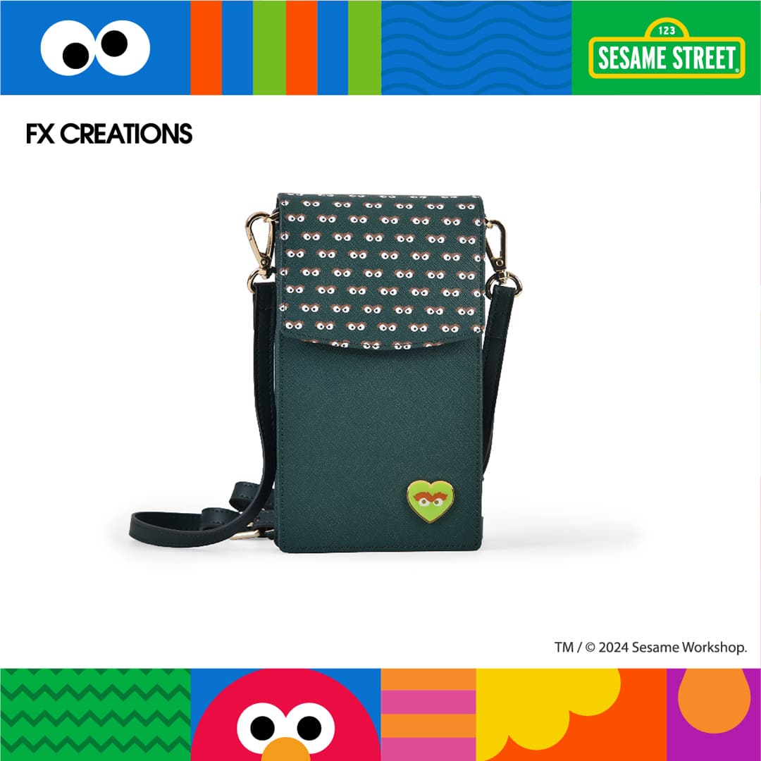 Oscar The Grouch Phone Bag