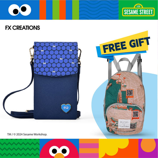 Cookie Monster Phone Bag