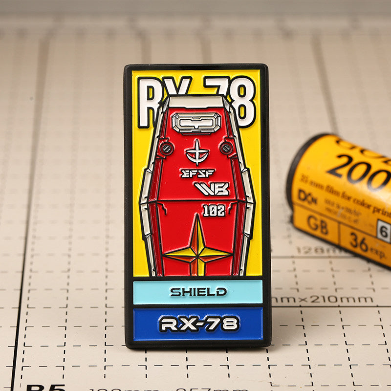 Premium RX-78 Gundam Shield Metal Pin