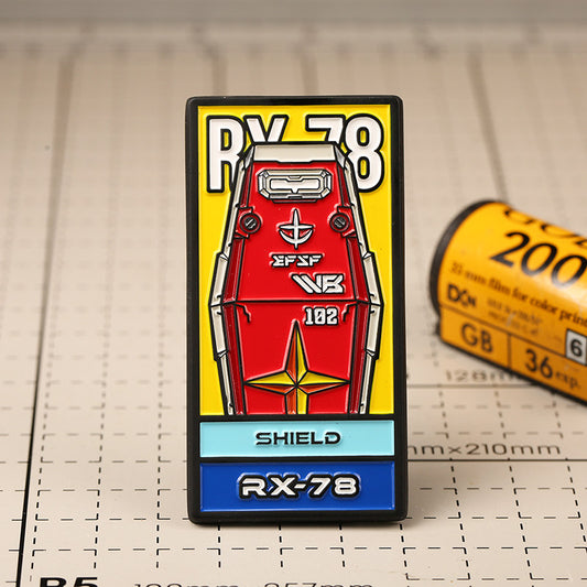Premium RX-78 Gundam Shield Metal Pin