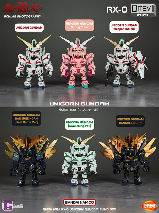 UNICORN GUNDAM MINI FIGURE FULL SET