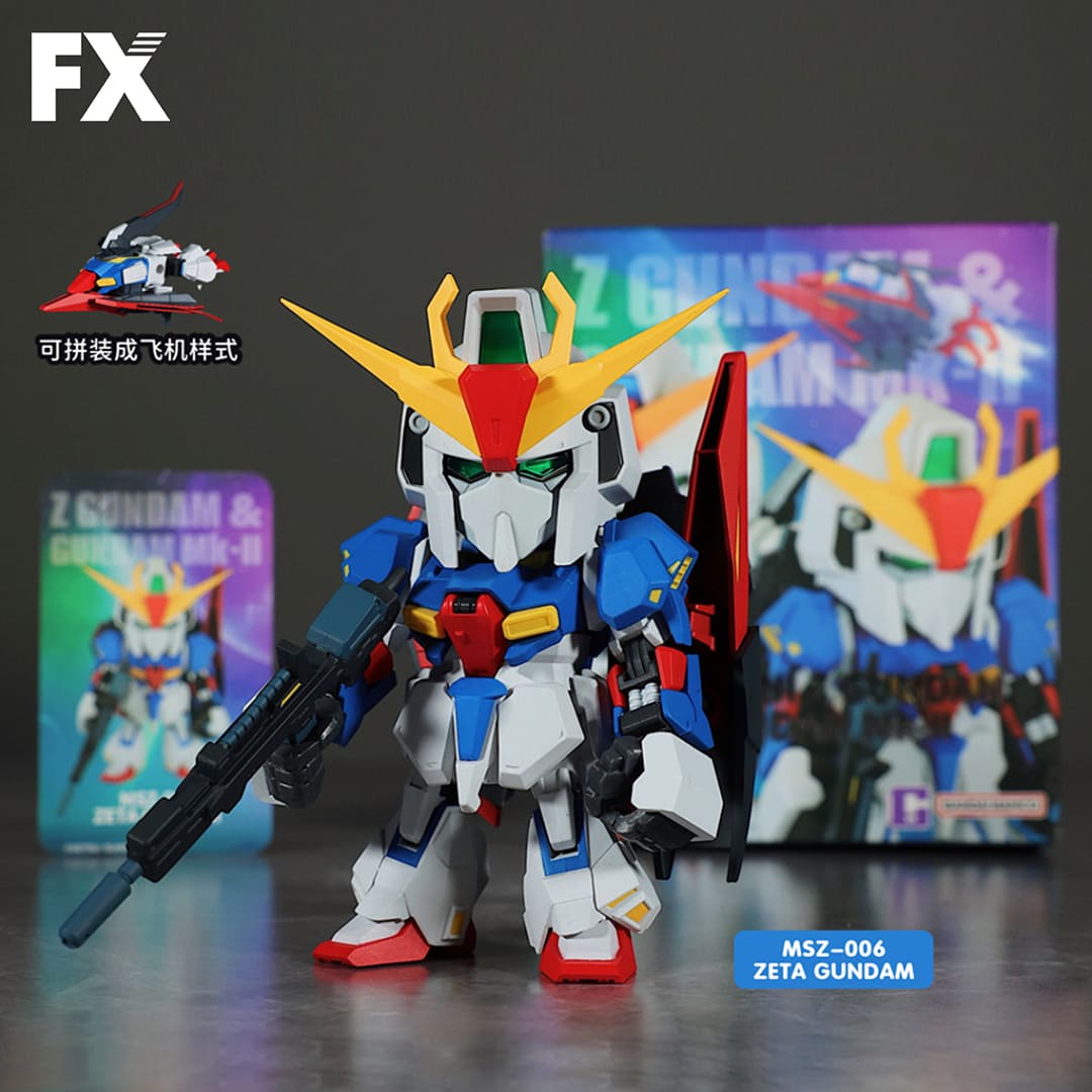 Anime Mini Blind Box ZETA GUNDAM Action Figure - Full Set