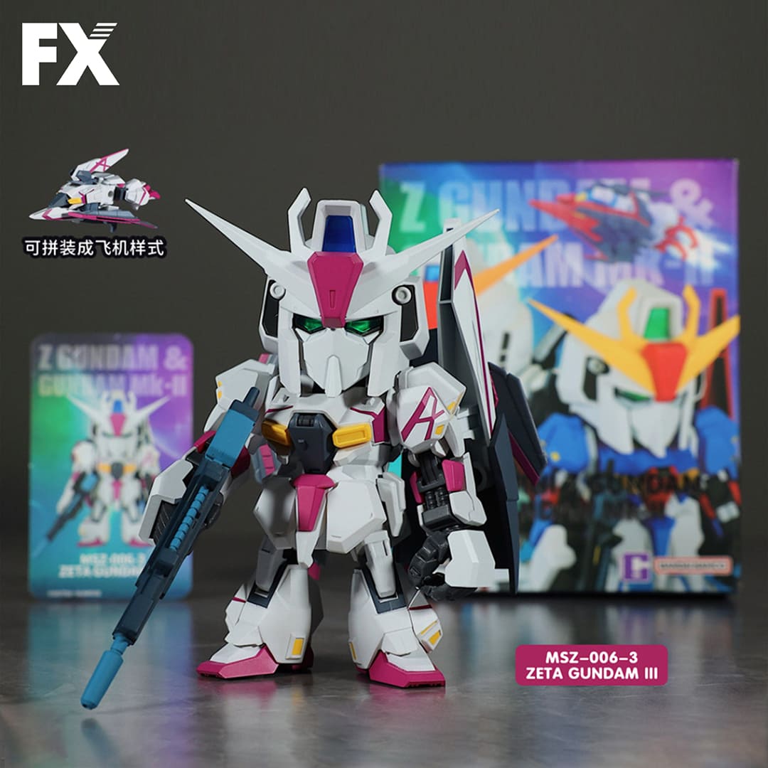 Anime Mini Blind Box ZETA GUNDAM Action Figure - Full Set