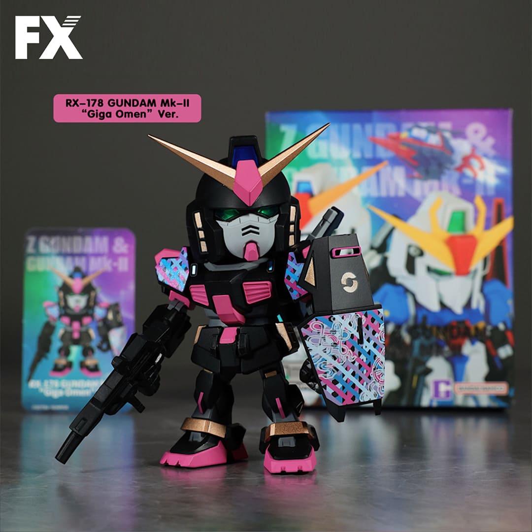 Anime Mini Blind Box ZETA GUNDAM Action Figure - RX-178 GUNDAM MK-II “Giga Omen” ver