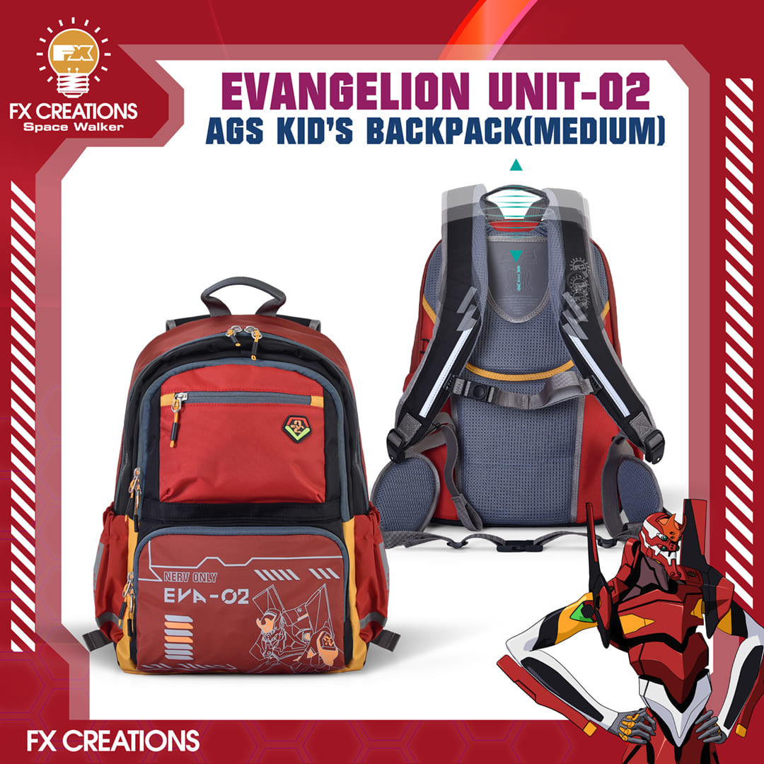 EVANGELION UNIT-02 - AGS KID'S BACKPACK(Medium)