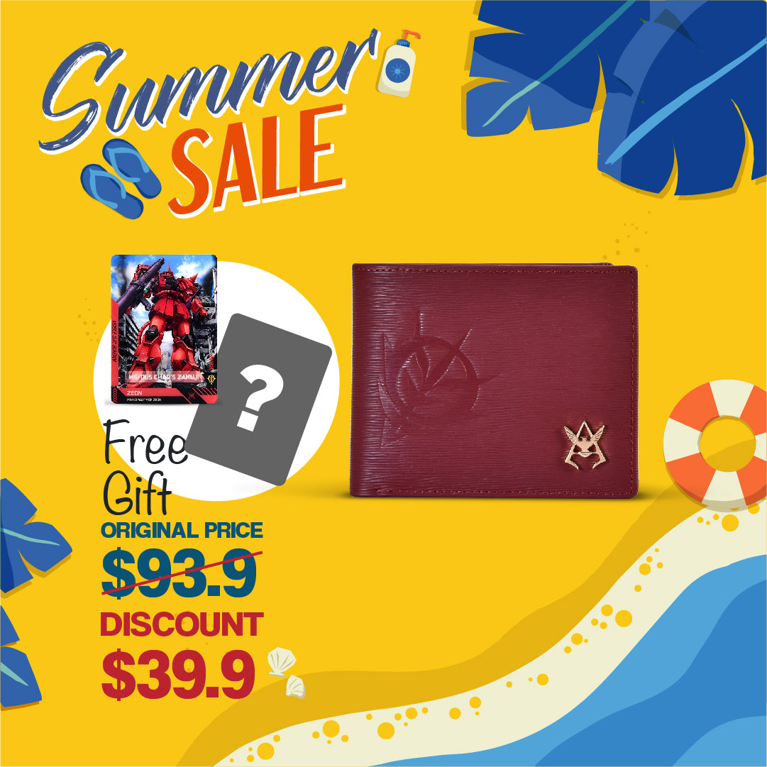 MS-14S GELGOOG – LEATHER SHORT WALLET (Free Magnetic Card)