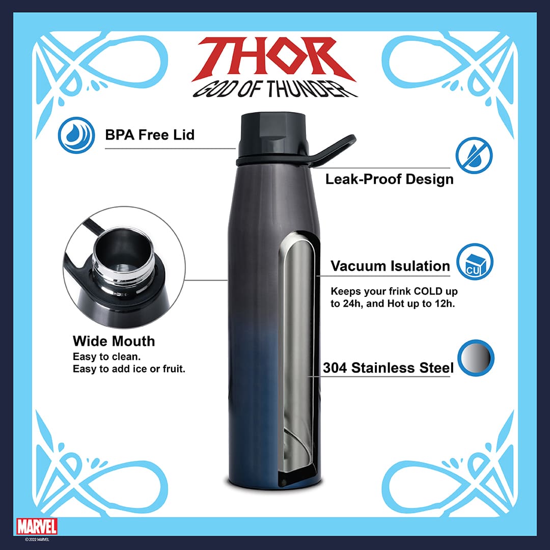 Thor: God Of Thunder Insulated Water Bottle