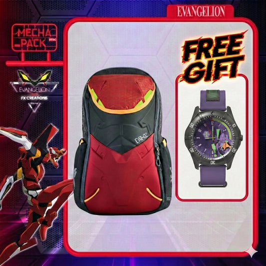 EVANGELION Unit-02 MECHA PACK(Free EVA UNIT-01 Watch)