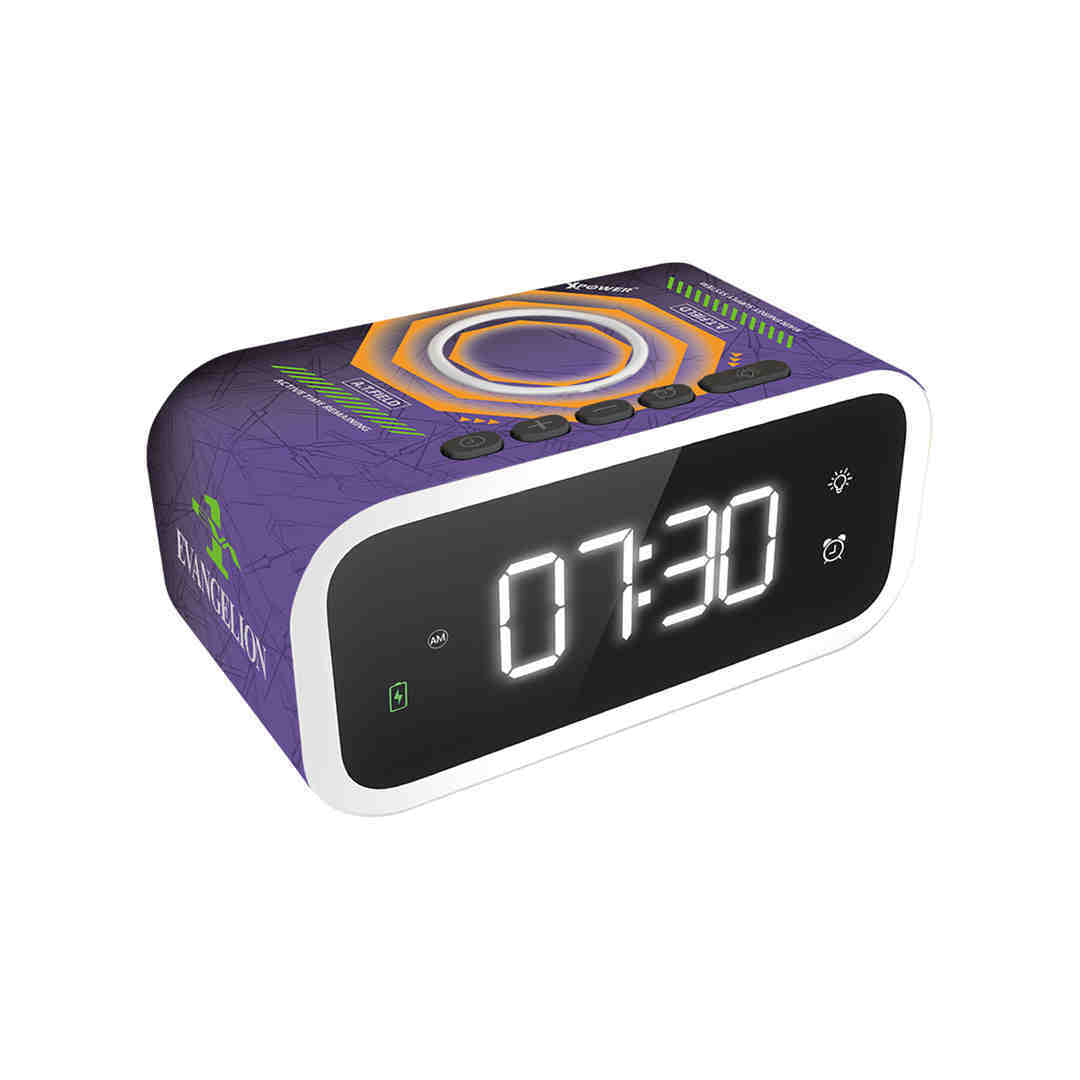 EVA-01 All In 1 15W Wireless Charging Alarm Clock