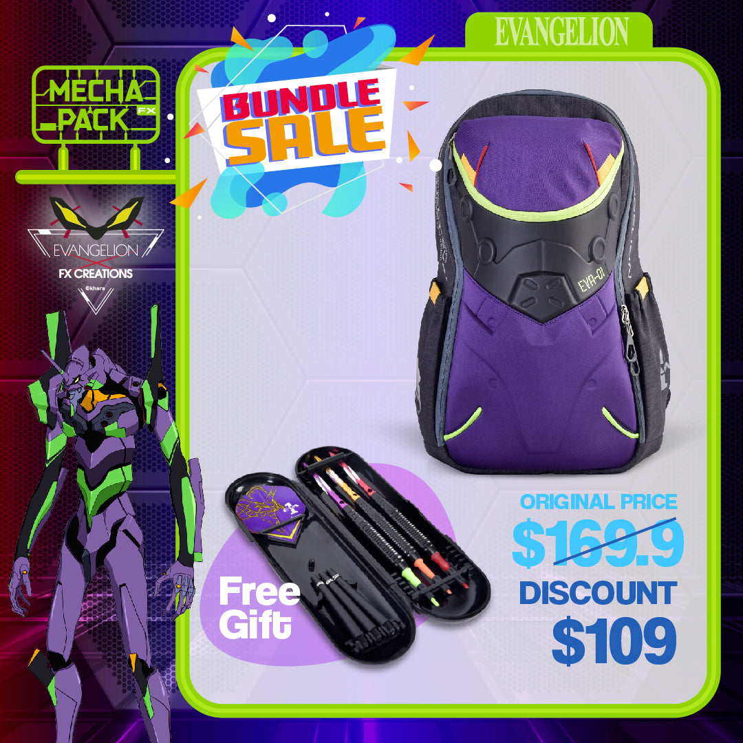 EVANGELION Unit-01 MECHA PACK with EVA DART BUNDLE