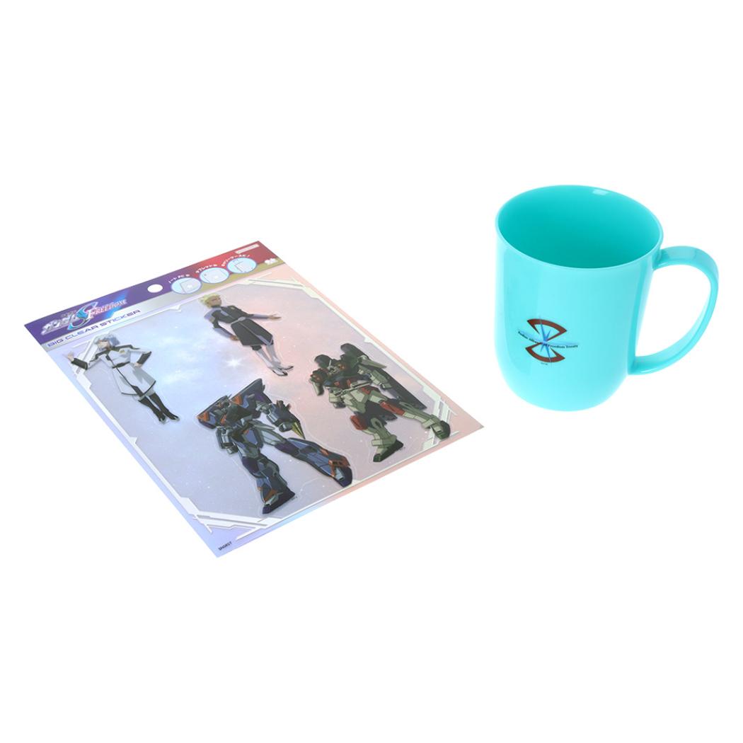 Gundam SEED FREEDOM Yzak Dearka Transparent Sticker - Anime Collectible Decal