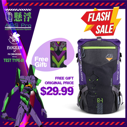 Evangelion Unit-01 Backpack Free Cardcase Bundle