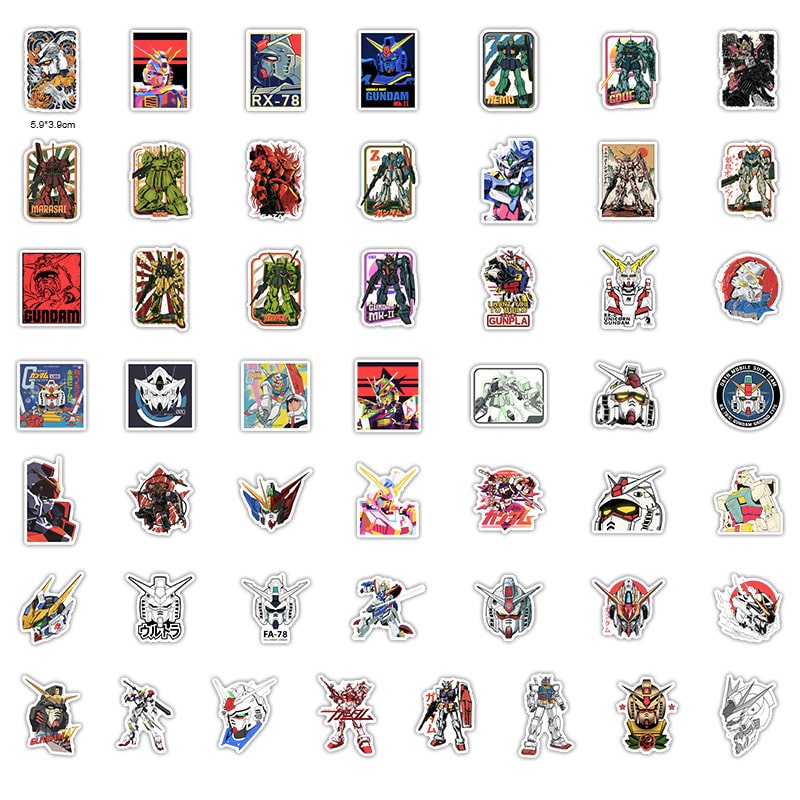 Mobile Suit Gundam Stickers